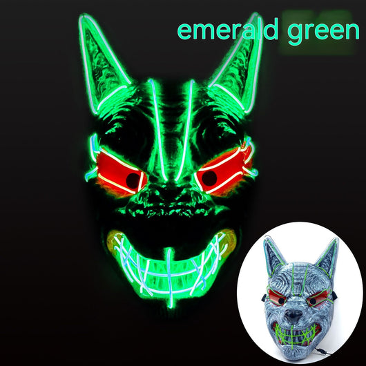 Máscara LED Luminosa de Cara Completa para Halloween - Image 10