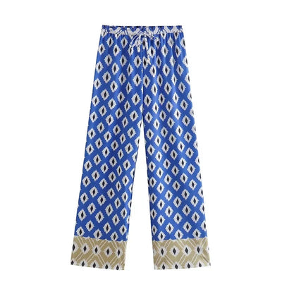 Conjunto de Falda Pantalón Estampado Estilo Europeo y Americano - Image 17