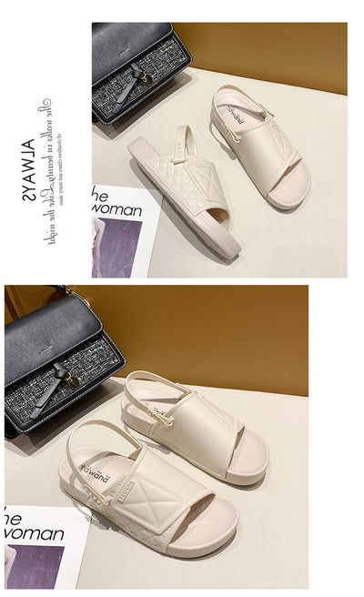 Sandalias Casuales de PVC Color Sólido - Comodidad y Estilo - Image 27