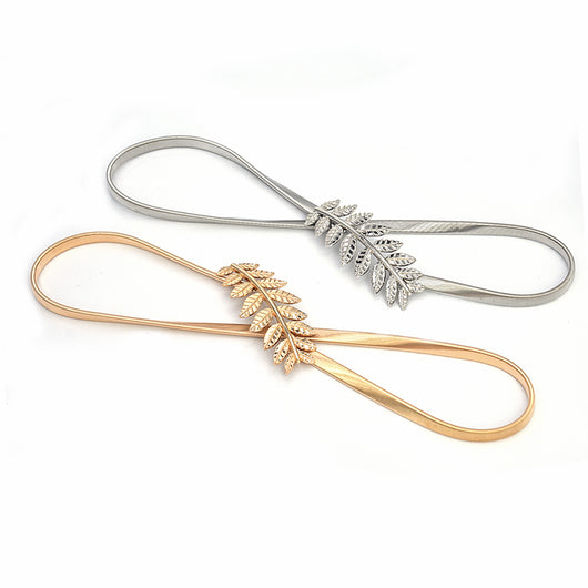 Cadena Elástica de Cintura con Hoja Dorada - Accesorio de Moda - Image 2
