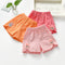 Shorts Holgados para Niñas con Estampado de Lunares Estilo Occidental