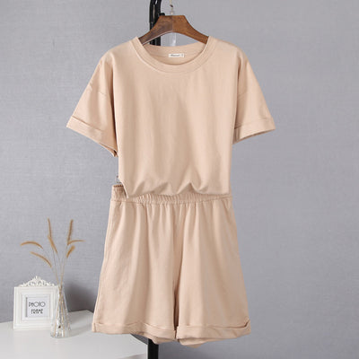 Conjunto de Verano Casual para Mujer - Blusa y Shorts de Algodón - Image 4
