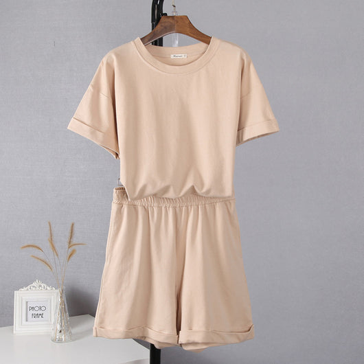 Conjunto de Verano Casual para Mujer - Blusa y Shorts de Algodón - Image 4