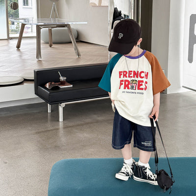 Playera Infantil Patchwork Street Style - Diseño Moderno y Versátil - Image 3
