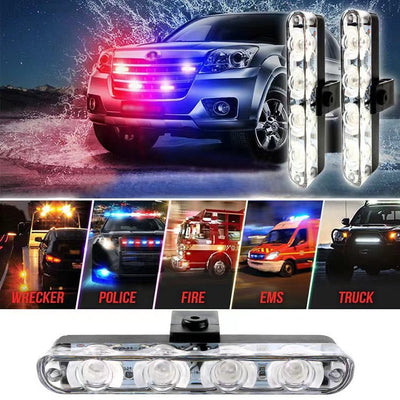 Kit de Luces Estroboscópicas de Advertencia 16LED con Control Remoto Inalámbrico - Image 6