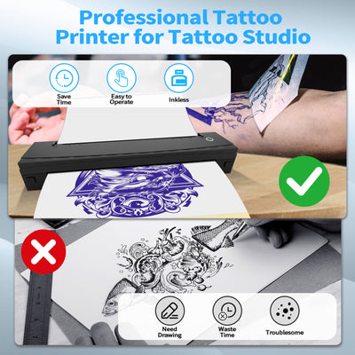 Impresora Térmica Portátil Bluetooth A4 para Tatuajes - Image 3