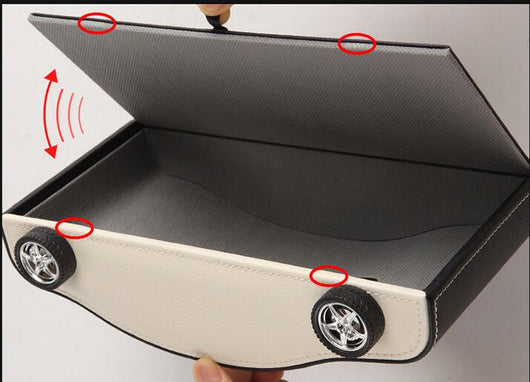 Dispensador de Pañuelos para Auto con Señal de Parada Creativa - Image 28