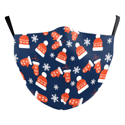 Red Christmas dustproof mask with Santa Claus holding a dollar sign and "Merry Christmas" text. - Image 15