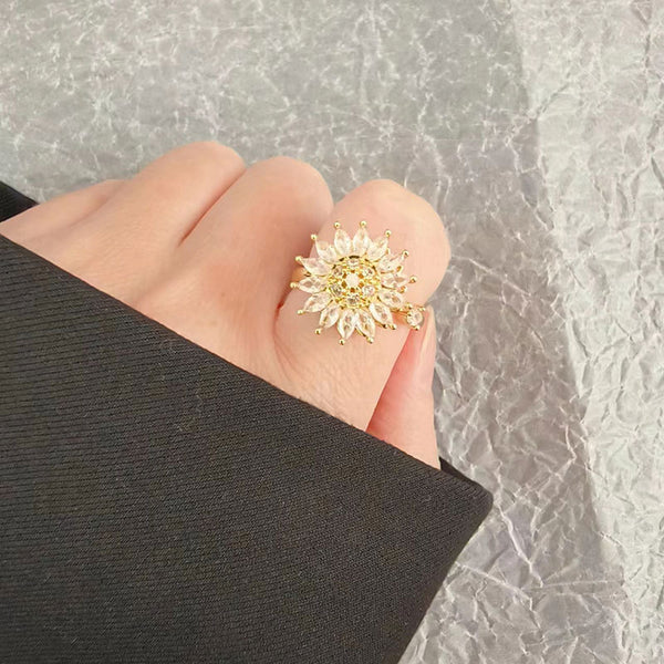 Anillo Giratorio de Plata de Ley S925 para Mujer