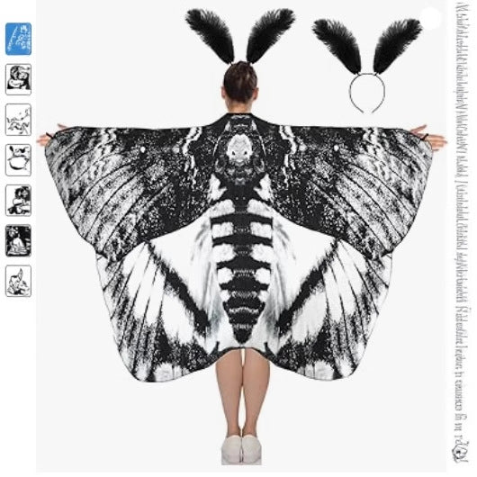 Capa Halloween con Mariposas Giratorias - Decoración Mágica - Image 11