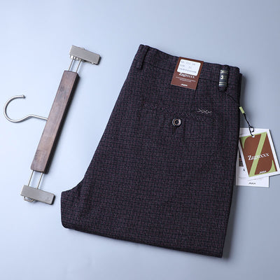 Pantalones de Vestir Cuadros Sueltos Rectos - Estilo Moderno y Profesional - Image 11