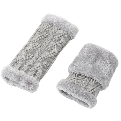 Guantes Tejidos Gruesos Rombos con Forro Polar Plus - Image 3