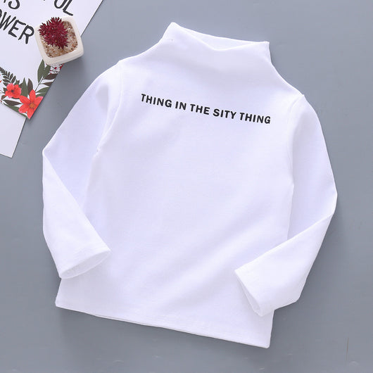 Polera Infantil Cuello Tortuga Manga Larga - Image 5
