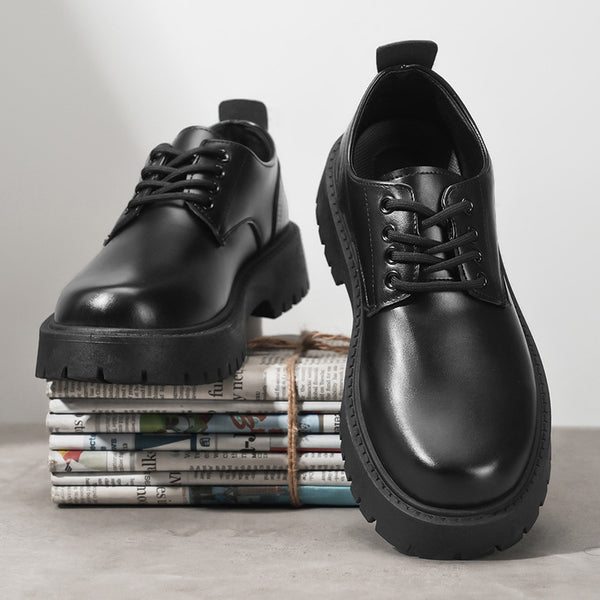 Zapatos de Cuero Negro Impermeables para Hombre Ejecutivo