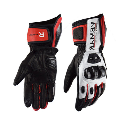 Guantes de Motociclista de Fibra de Carbono con Pantalla Táctil y Protección Anticaída - Image 6