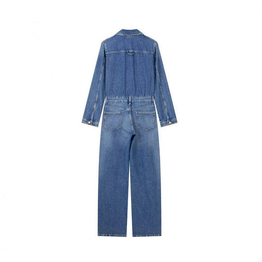 Jumpsuit de Mezclilla Recta Tendencia Urbana para Mujer - Image 12