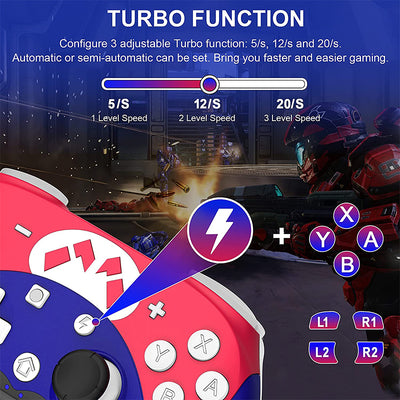 Controlador Inalámbrico SwitchPRO Bluetooth para Móvil y Consola - Image 9