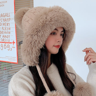 Gorro Tejido de Invierno con Cashmere Premium