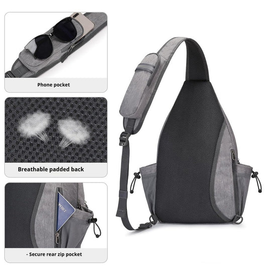 Bolsa de Pecho Oxford Unisex Plegable de Gran Capacidad - Image 15