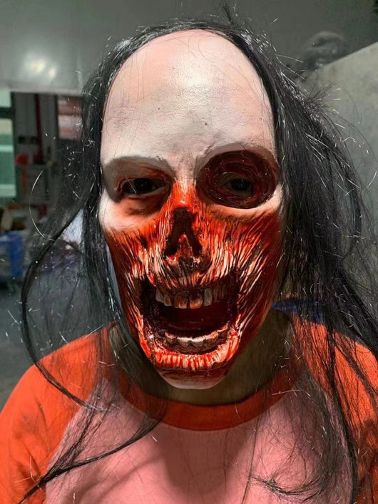Máscara de Terror Fantasma - Accesorios de Fiesta y Disfraces Asustadores