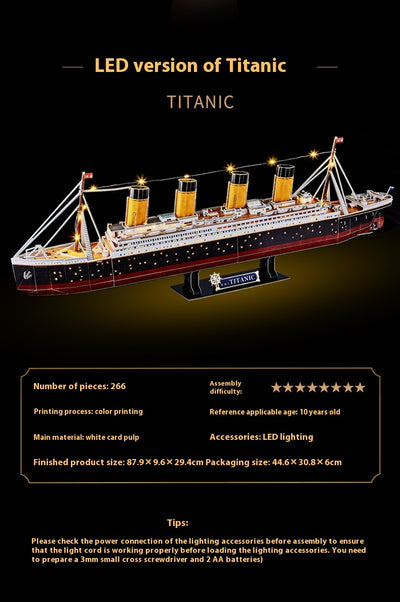 Maqueta de Barco de Papel Tiedani - Modelo 3D para Armar a Mano - Image 26