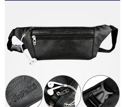 Riñonera Ultrafina de PU para Hombre - Bolsa Cintura Porta Celular - Image 5