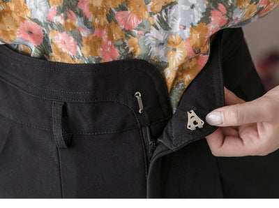 Pantalones Cropped Sueltos de Cintura Alta para Mujer - Image 13