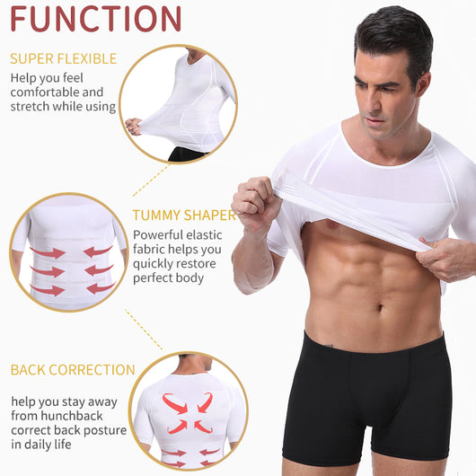 Playera Compresiva Moldeadora para Hombre - Fitness Hero - Image 14