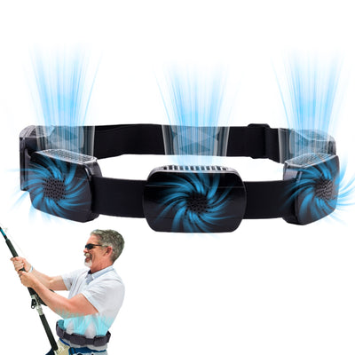 Ventilador Portátil de Cintura con 5 Aspas para Actividades Outdoor - Image 17