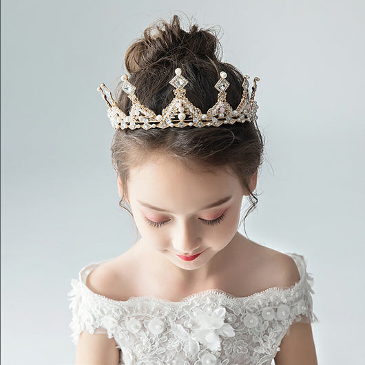 Diadema Corona Princesa con Cristales Brillantes para Niñas - Image 11