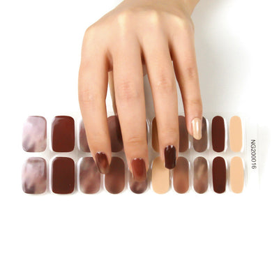 Adhesivos de Uñas Semipermanentes Coreanos con Base de Pegamento
