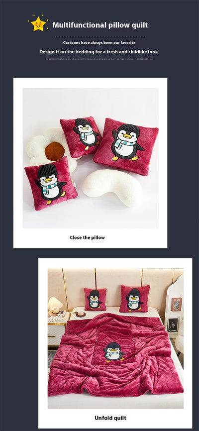 Almohada Manta Térmica Reversible 3D Pingüino - Dos en Uno - Image 13