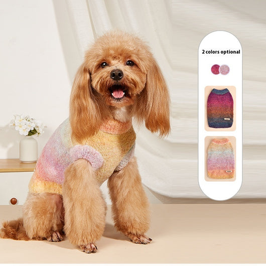 Suéter Arcoíris Dopamina para Mascotas - Tejido Suave y Cómodo - Image 11
