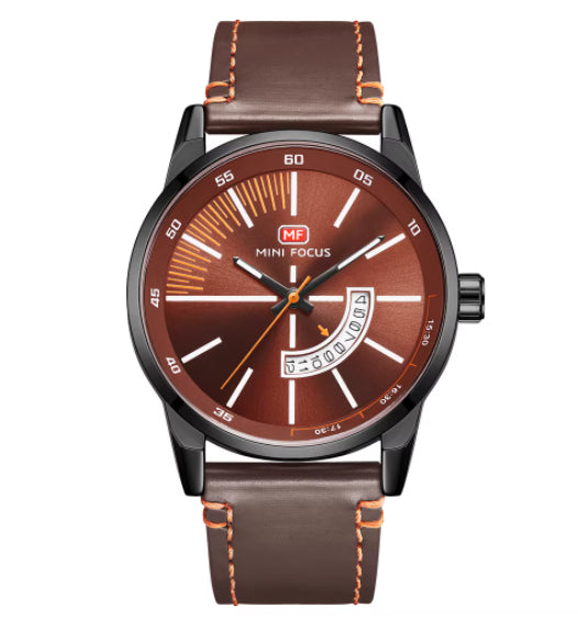 Reloj Deportivo para Hombre con Calendario, Pantalla Luminosa y Correa de Cuero Genuino - Image 8