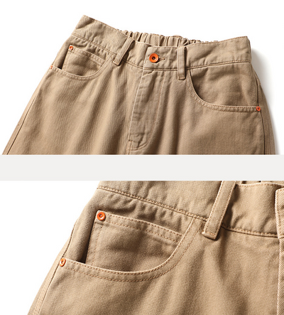 Pantalones Rectos Bordados Unisex - Jeans Tejidos de Diseño Urbano - Image 12