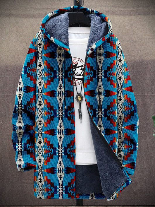 Chaqueta de Cuello Parado con Estampado Digital para Hombre - Image 14