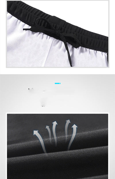 Shorts de Baño para Hombre Talla Grande a Rayas con Sombrero y Cintura Elástica 3D - Image 6