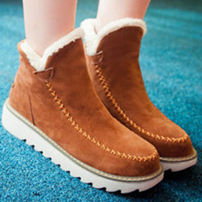 Botas Martin Cortas para Mujer con Forro Cálido de Terciopelo - Image 9