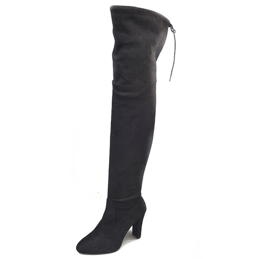 Botas Altas Over The Knee con Tacón Grueso Elástico para Mujer - Image 10