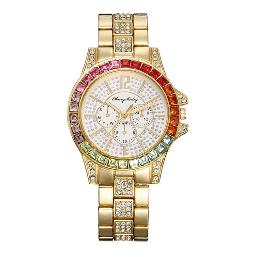 Reloj de Pulsera Acero Diamante Gypsophila para Mujer con Cristales de Rhinestone - Image 7