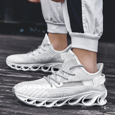 Zapatillas Deportivas Transpirables de Tejido Volador - Zapatos Casuales Huecos Talla Grande - Image 11