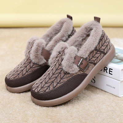 Zapatos de Algodón Aislados con Forro Polar Extra Grueso para Mujer - Image 6