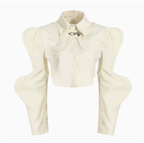 Blusa Sin Mangas Corta de Color Sólido - Estilo Moderno y Versátil - Image 8