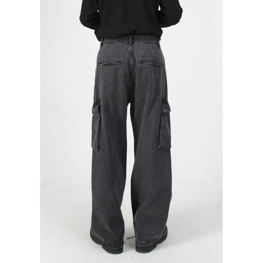 Pantalones Vaqueros Holgados Vintage Hip-hop para Hombre - Image 5