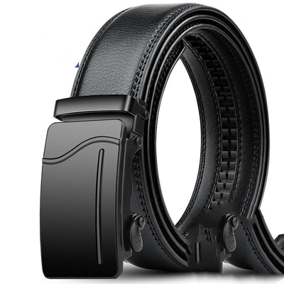 Cinturón de Cuero para Hombre con Hebilla Automática de Cuero Genuino - Image 6