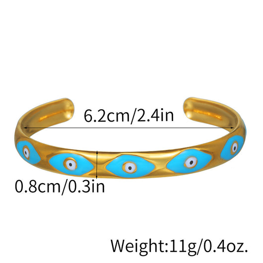 Pulsera Retro de Acero Titanio Abierta - Estilo INS - Image 6