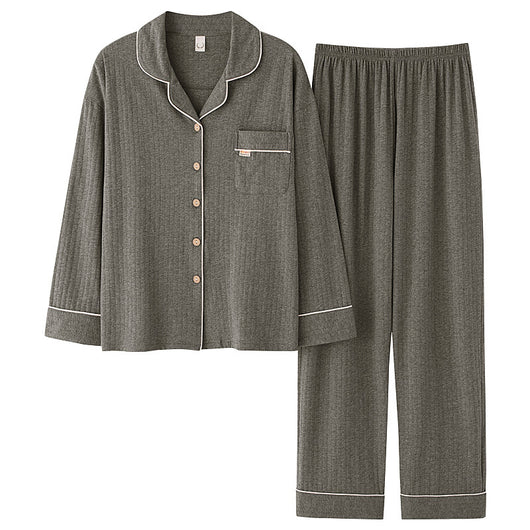 Pijama de Algodón para Hombre - Manga Larga Cómoda - Image 11