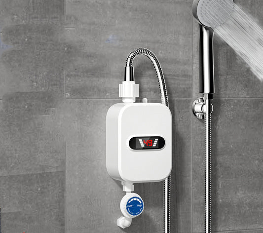 Calentador de Agua Eléctrico Mini con Ducha Termostática
