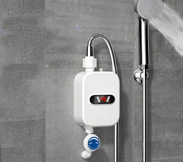 Calentador de Agua Eléctrico Mini con Ducha Termostática