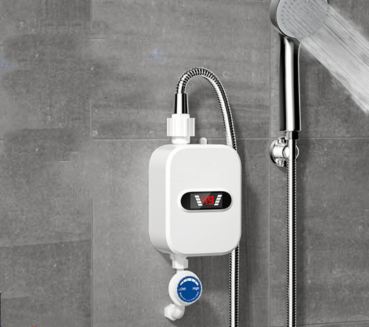 Calentador de Agua Eléctrico Mini con Ducha Termostática